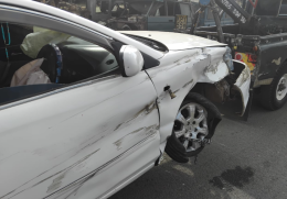 File image of a vehicle being towed.